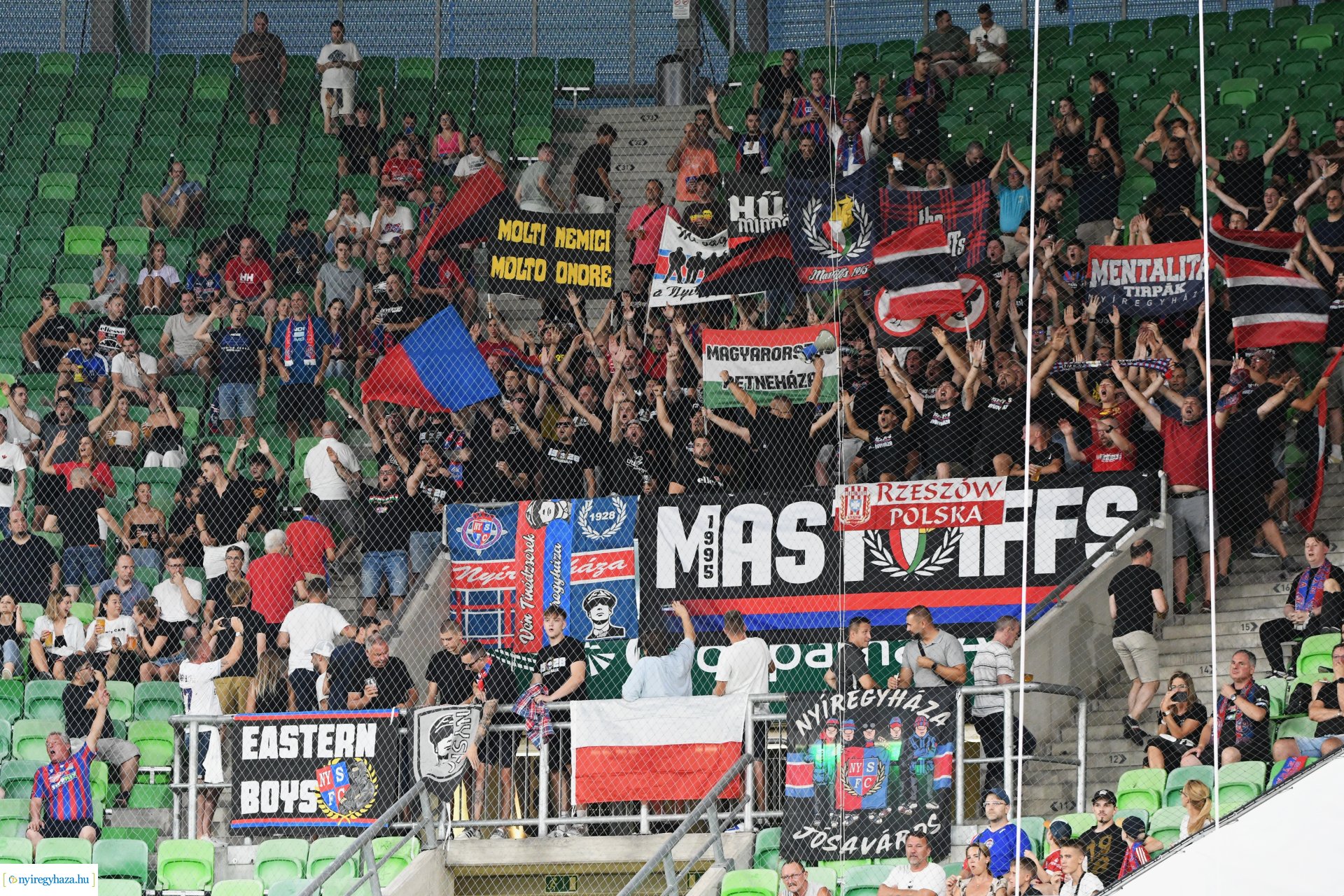 Ferencváros - Nyíregyháza Spartacus labdarúgó mérkőzés