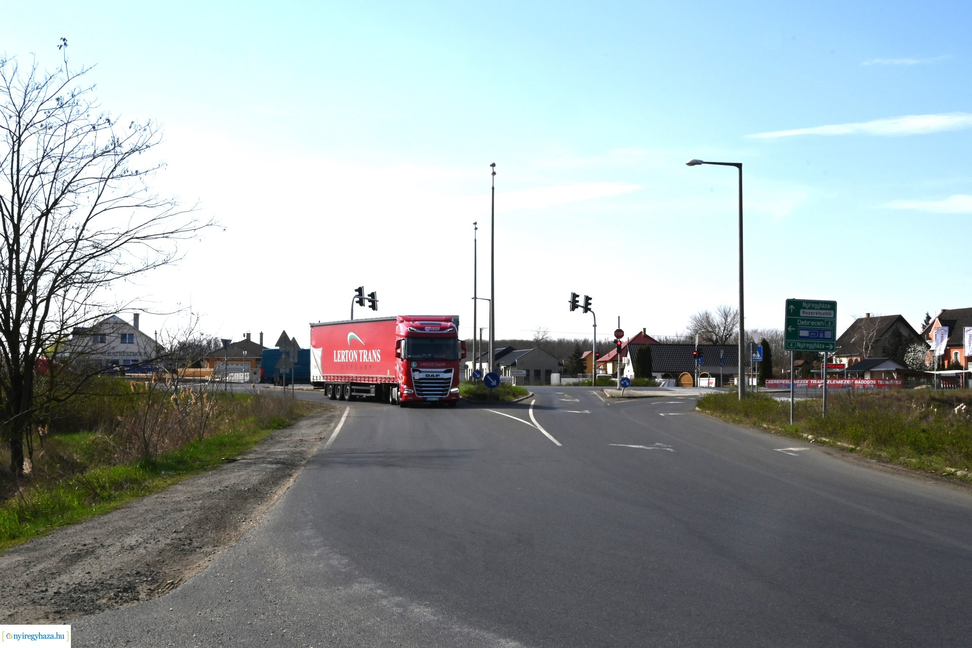 Forgalmirend változás a régi négyes úton