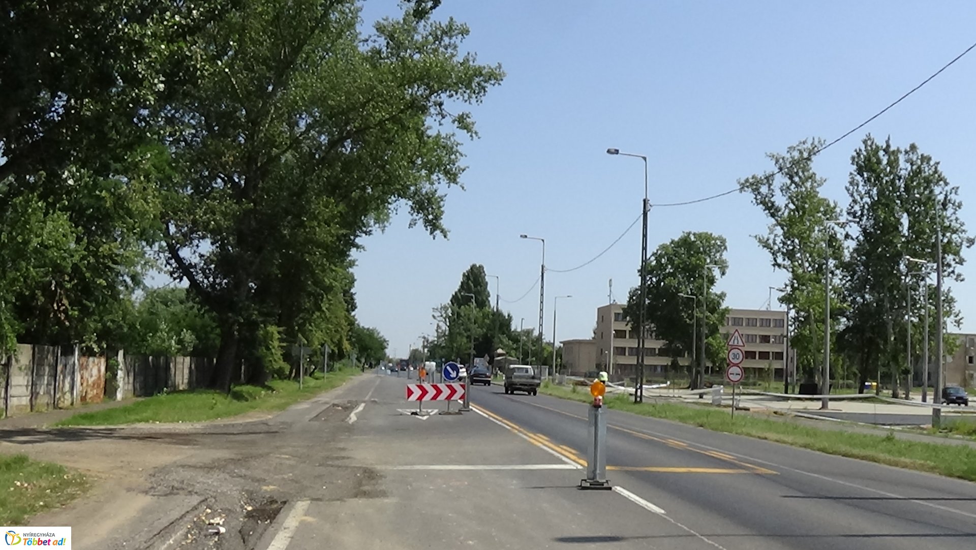 Forgalomkorlátozás a 36-os számú fűúton 