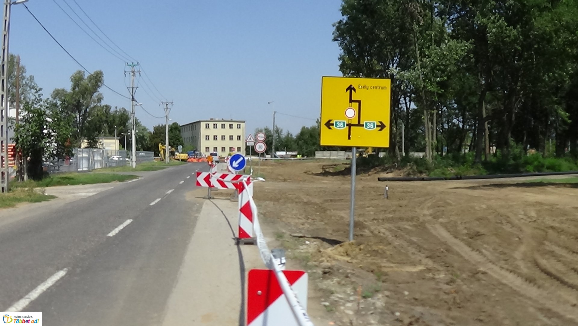 Forgalomkorlátozás a 36-os számú fűúton 