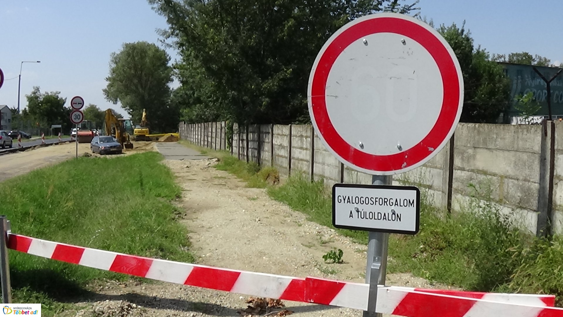 Forgalomkorlátozás a 36-os számú fűúton 