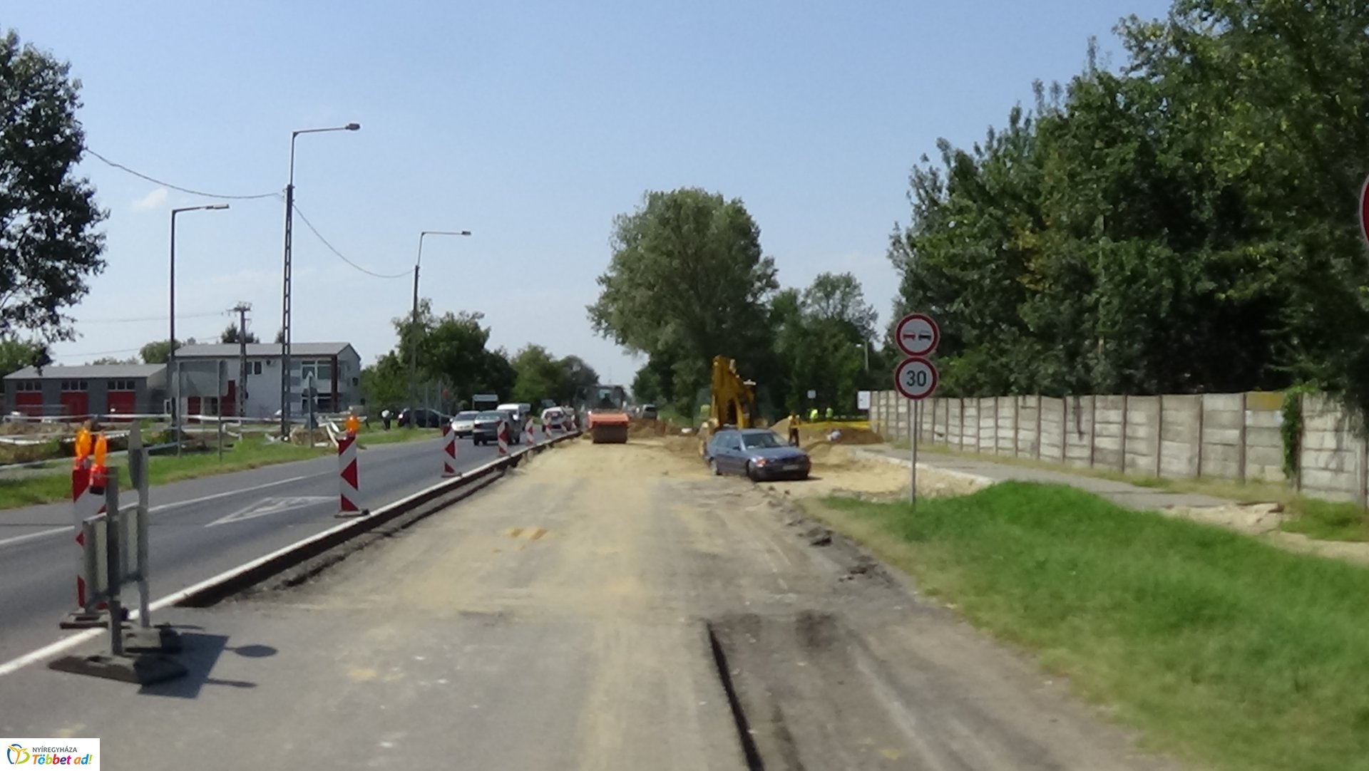 Forgalomkorlátozás a 36-os számú fűúton 