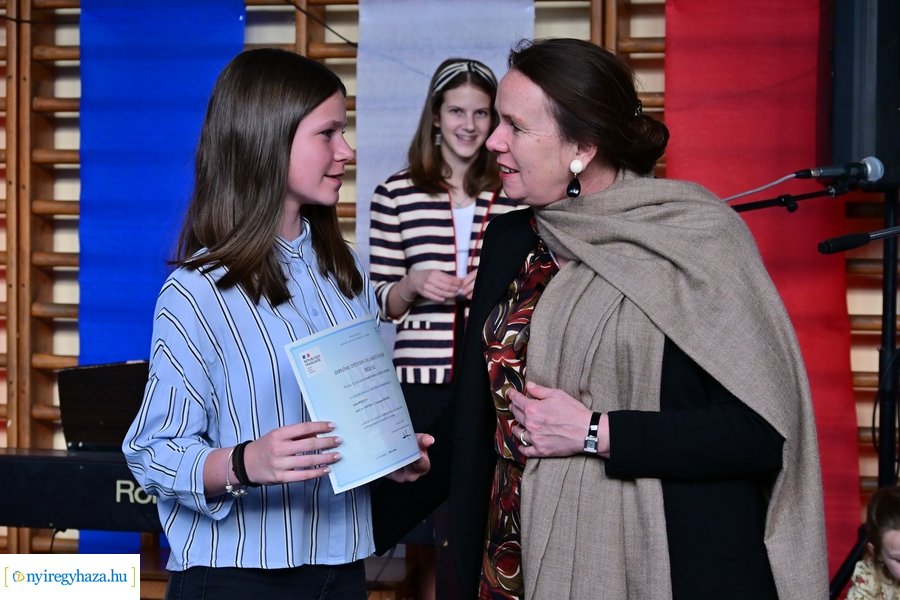 Francia nagykövet az Apáczai iskolában 2024