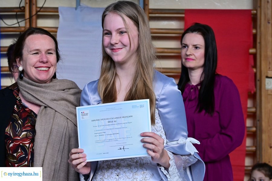 Francia nagykövet az Apáczai iskolában 2024