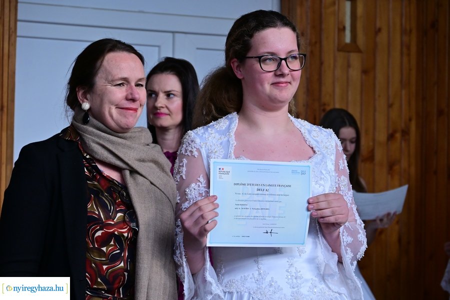 Francia nagykövet az Apáczai iskolában 2024