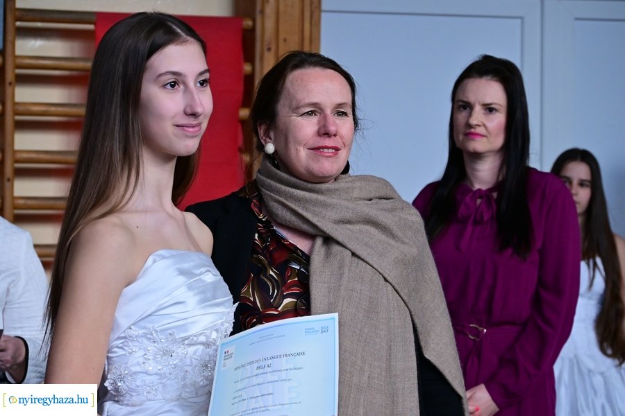 Francia nagykövet az Apáczai iskolában 2024