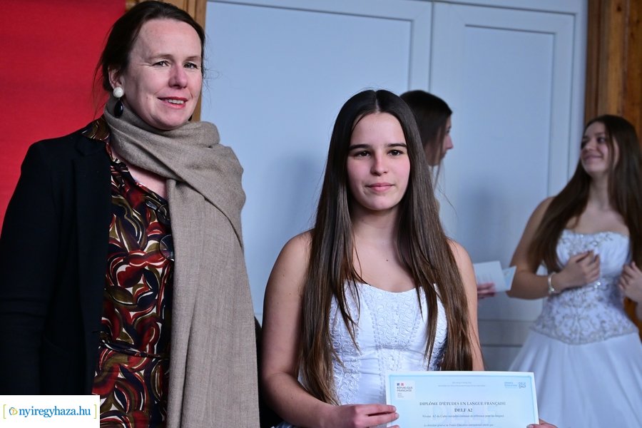 Francia nagykövet az Apáczai iskolában 2024