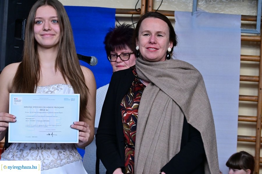 Francia nagykövet az Apáczai iskolában 2024