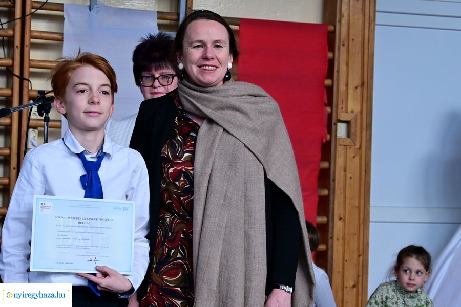 Francia nagykövet az Apáczai iskolában 2024