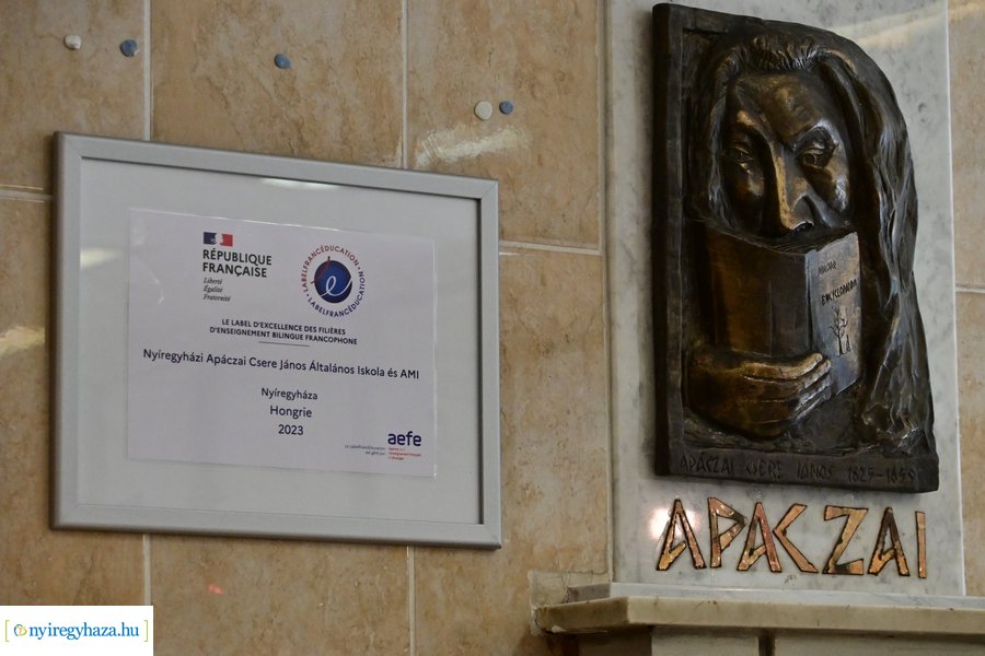 Francia nagykövet az Apáczai iskolában 2024