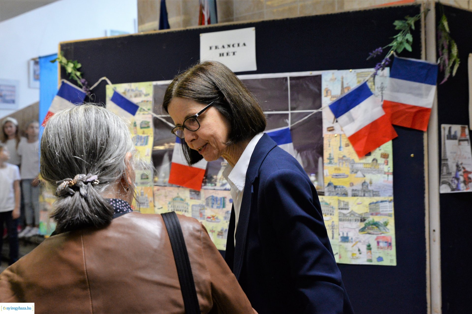 Francia nagykövet látogatása az Apáczai Csere János Iskolában