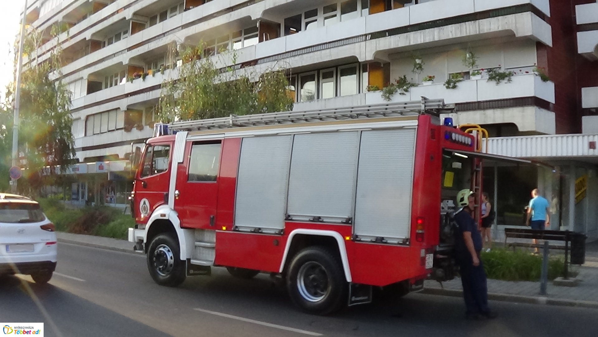 Füstszivárgás egy belvárosi bevásárlóközpontban