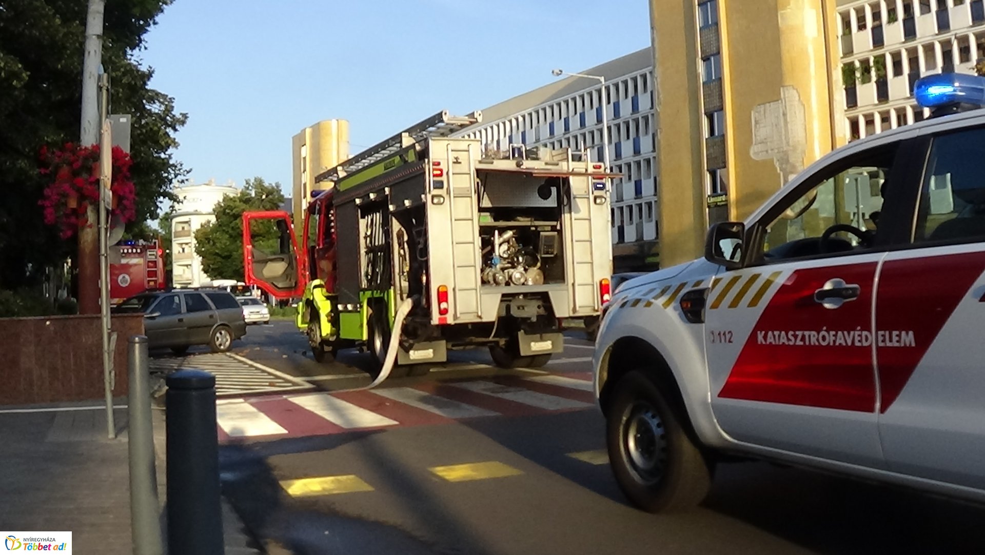 Füstszivárgás egy belvárosi bevásárlóközpontban