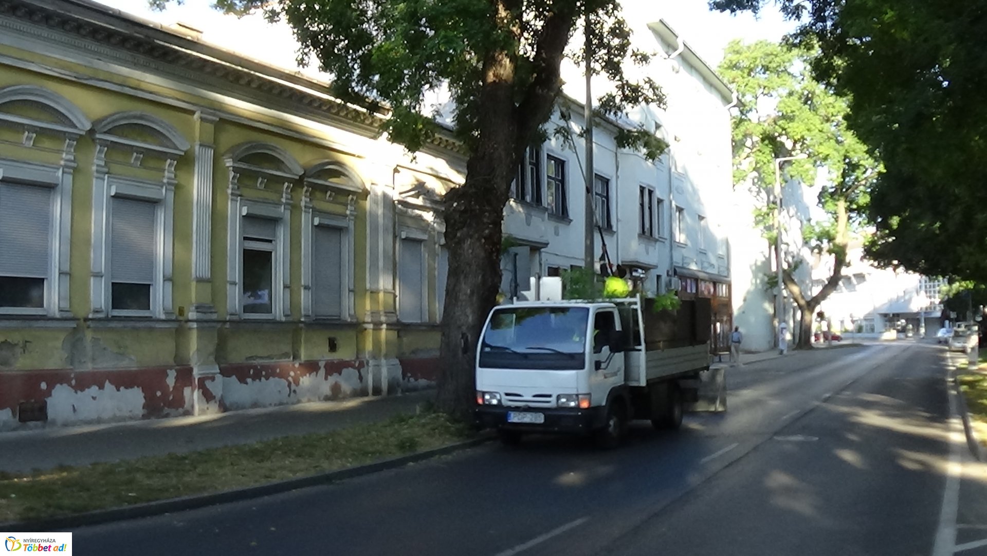 Gallyazási munkálatokat végeznek a Szent István utcán