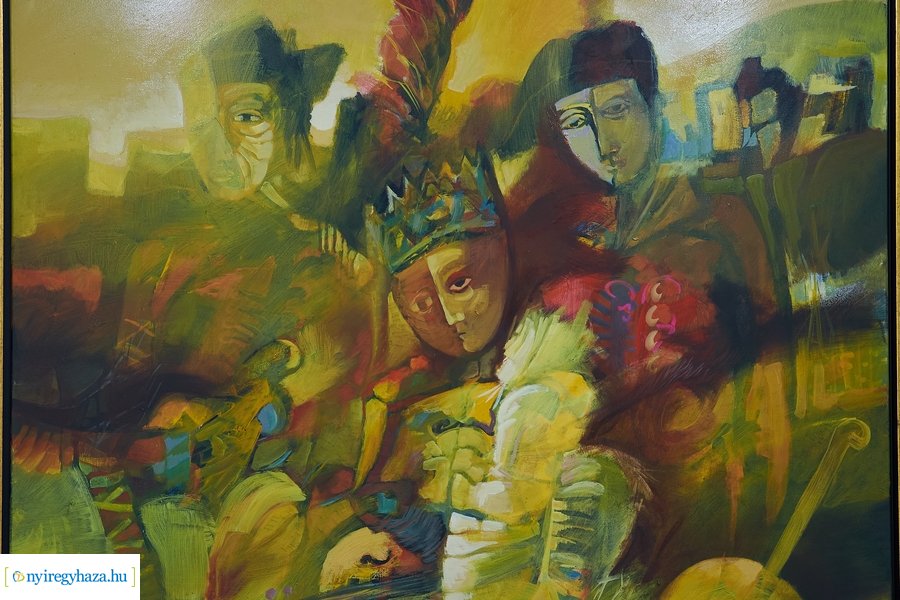 Gonda Zoltán festmény kiállítása a Pál Gyula Teremben