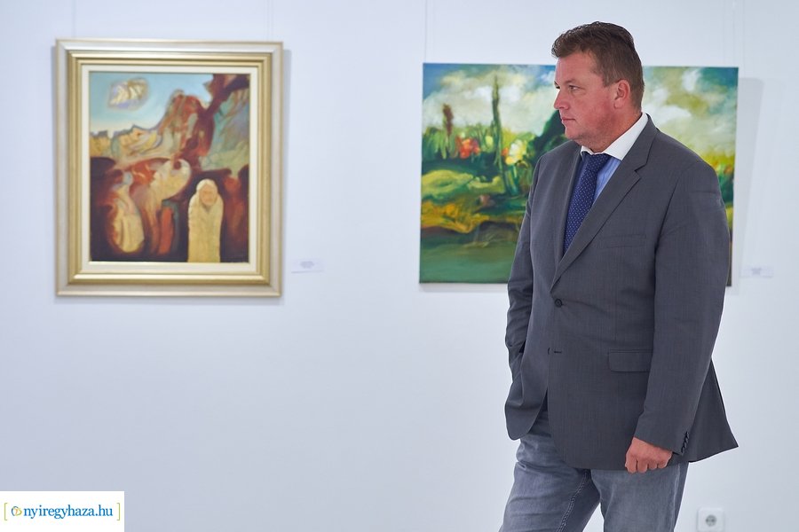 Gonda Zoltán festmény kiállítása a Pál Gyula Teremben