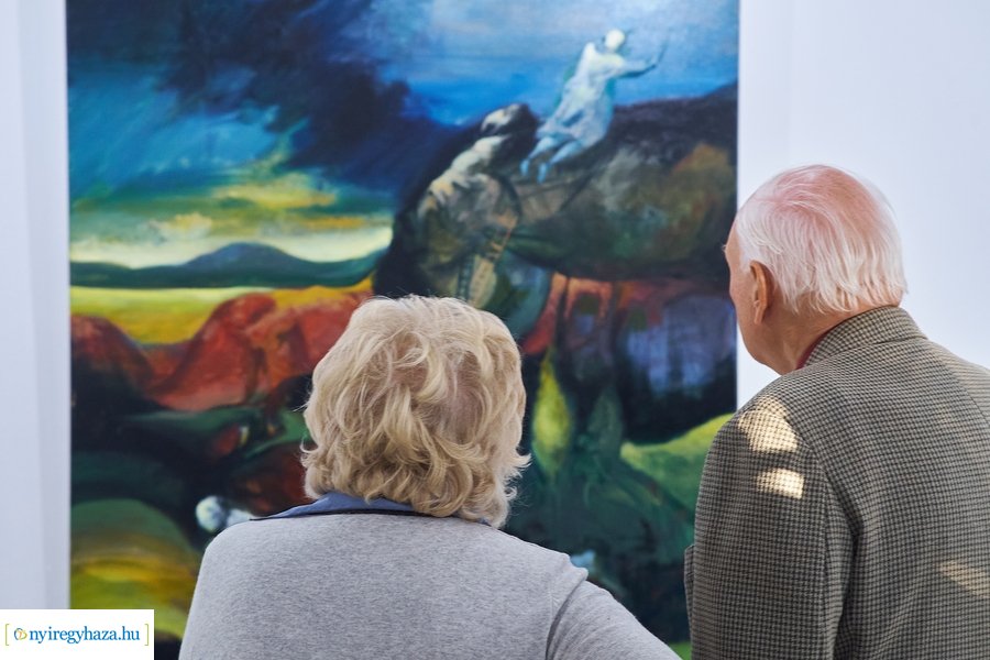 Gonda Zoltán festmény kiállítása a Pál Gyula Teremben