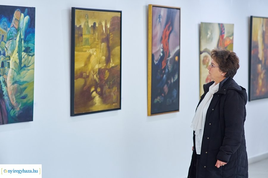 Gonda Zoltán festmény kiállítása a Pál Gyula Teremben