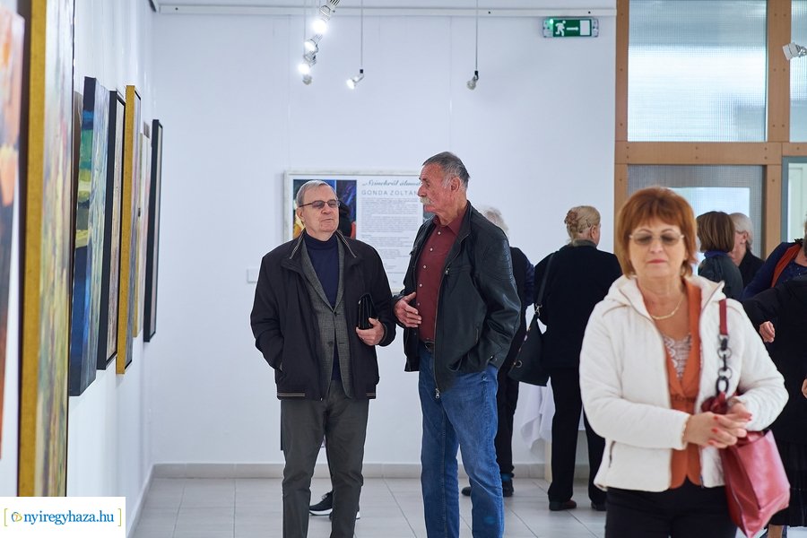 Gonda Zoltán festmény kiállítása a Pál Gyula Teremben