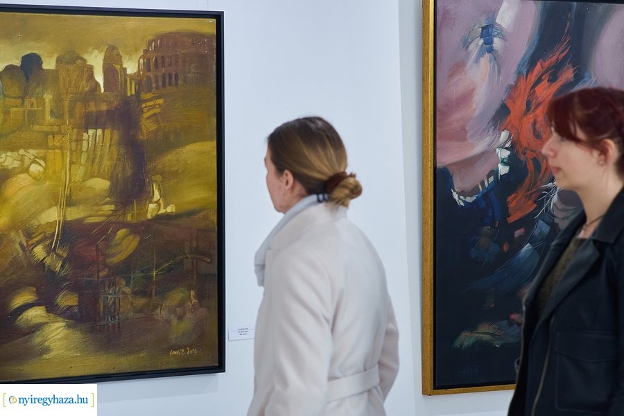 Gonda Zoltán festmény kiállítása a Pál Gyula Teremben