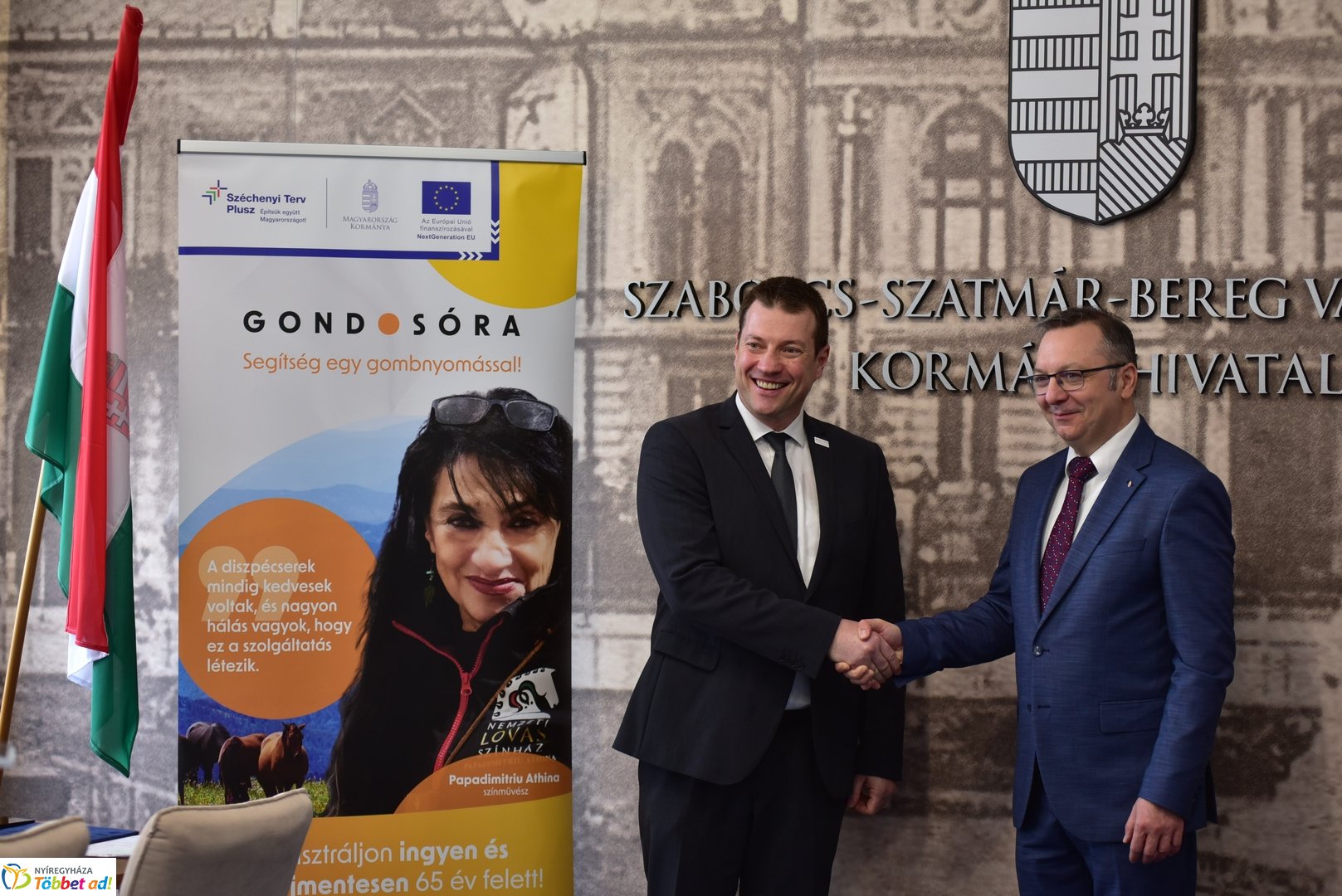 Gondosóra sajtótájékoztató a Megyeházán 2025 áprilisában