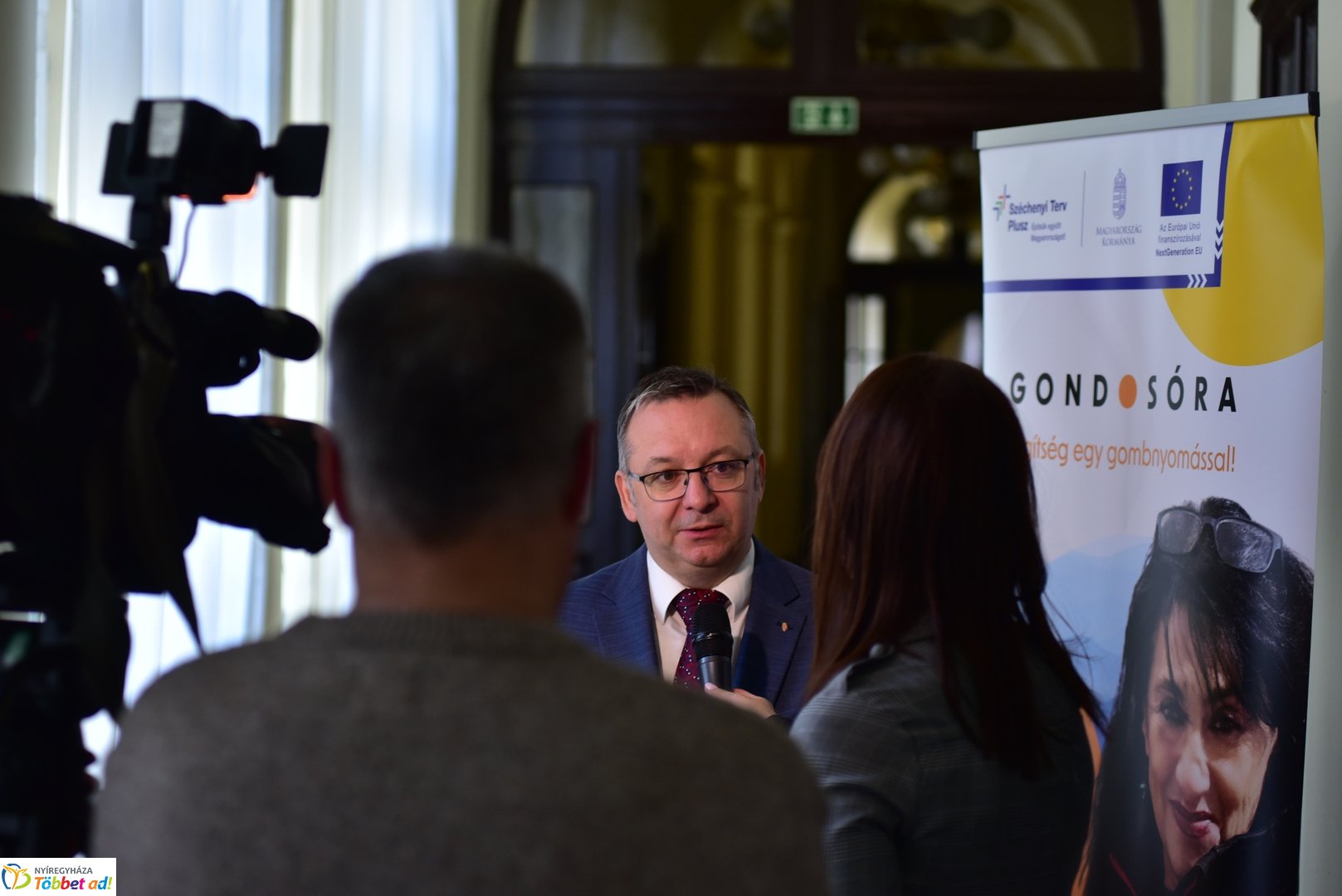 Gondosóra sajtótájékoztató a Megyeházán 2025 áprilisában