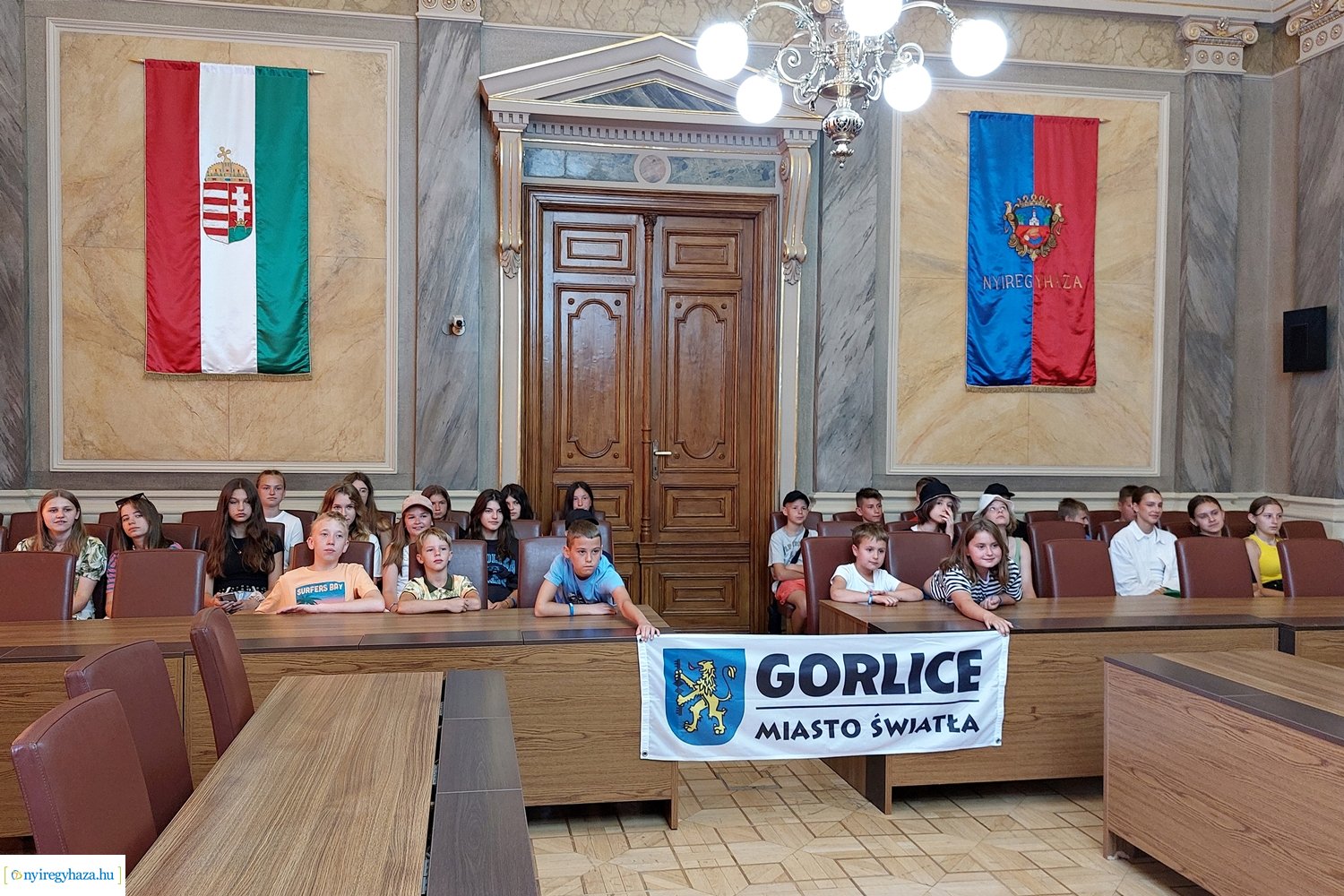 Gorlicéből érkeztek táborozók Nyíregyházára 