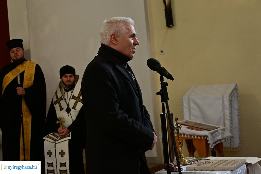 Görögkatolikus bölcsőde alapkő letétele Oroson 2024