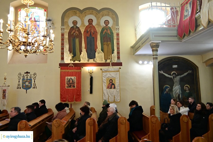 Görögkatolikus bölcsőde alapkő letétele Oroson 2024