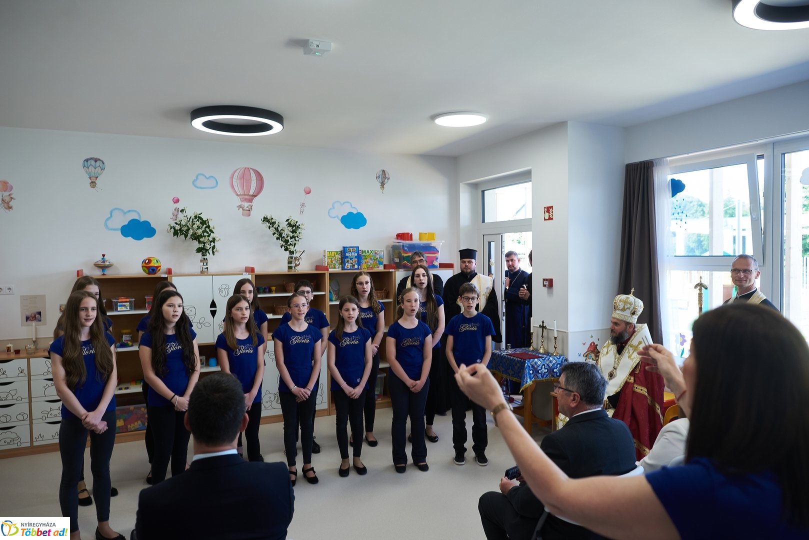 Görögkatolikus bölcsőde átadása Oroson 2025 májusában