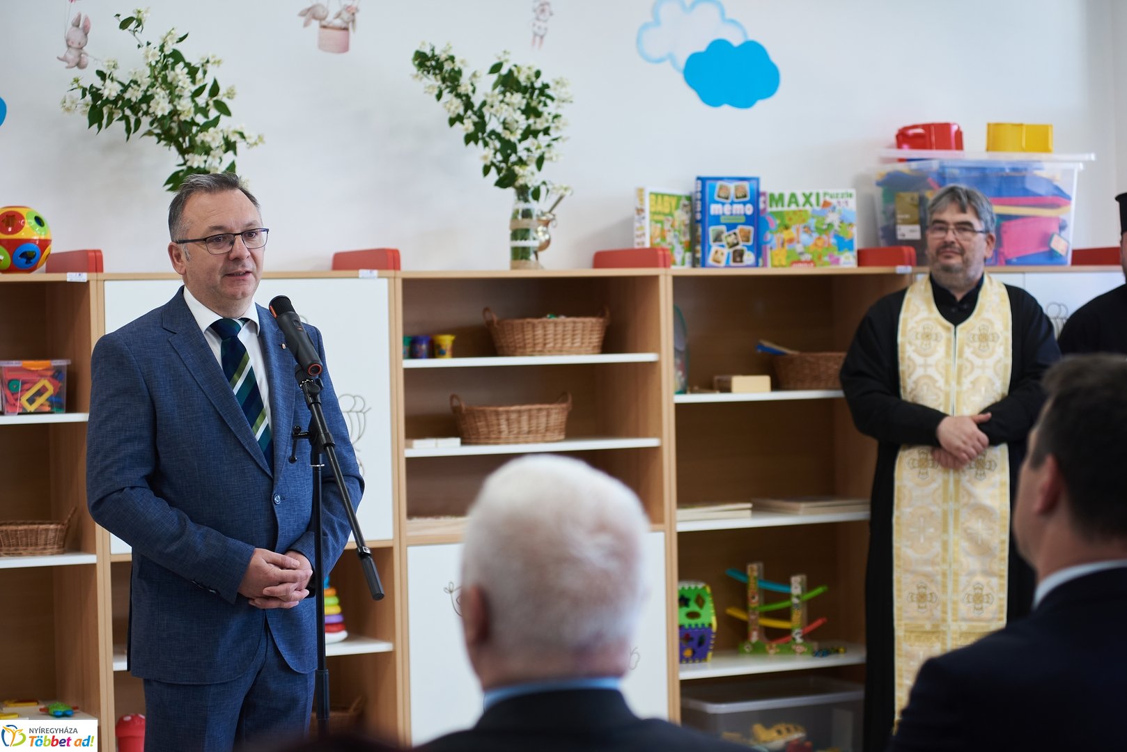 Görögkatolikus bölcsőde átadása Oroson 2025 májusában