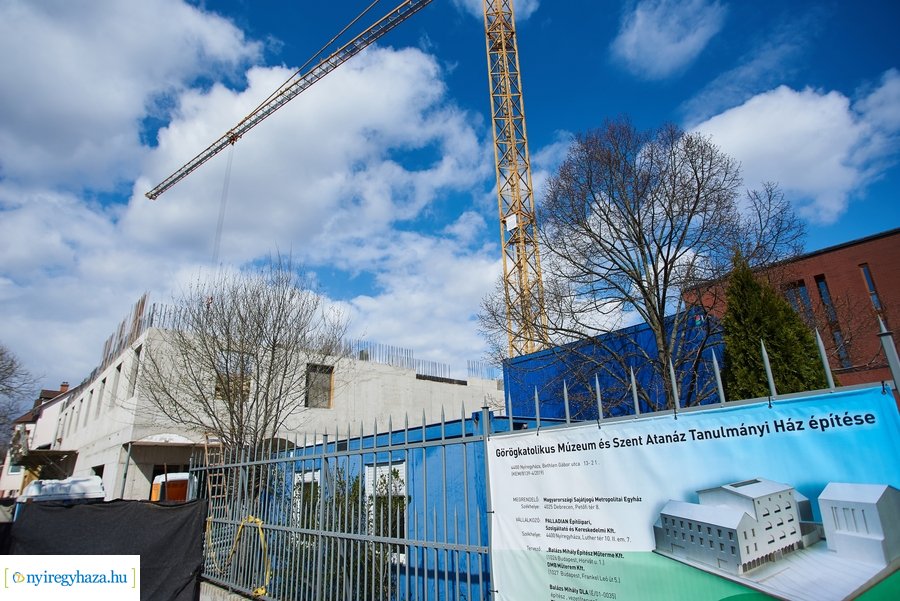 Görögkatolikus múzeum - építési munkálatok 2021 04 07