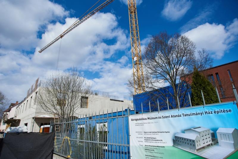 Görögkatolikus múzeum - építési munkálatok 2021 04 07