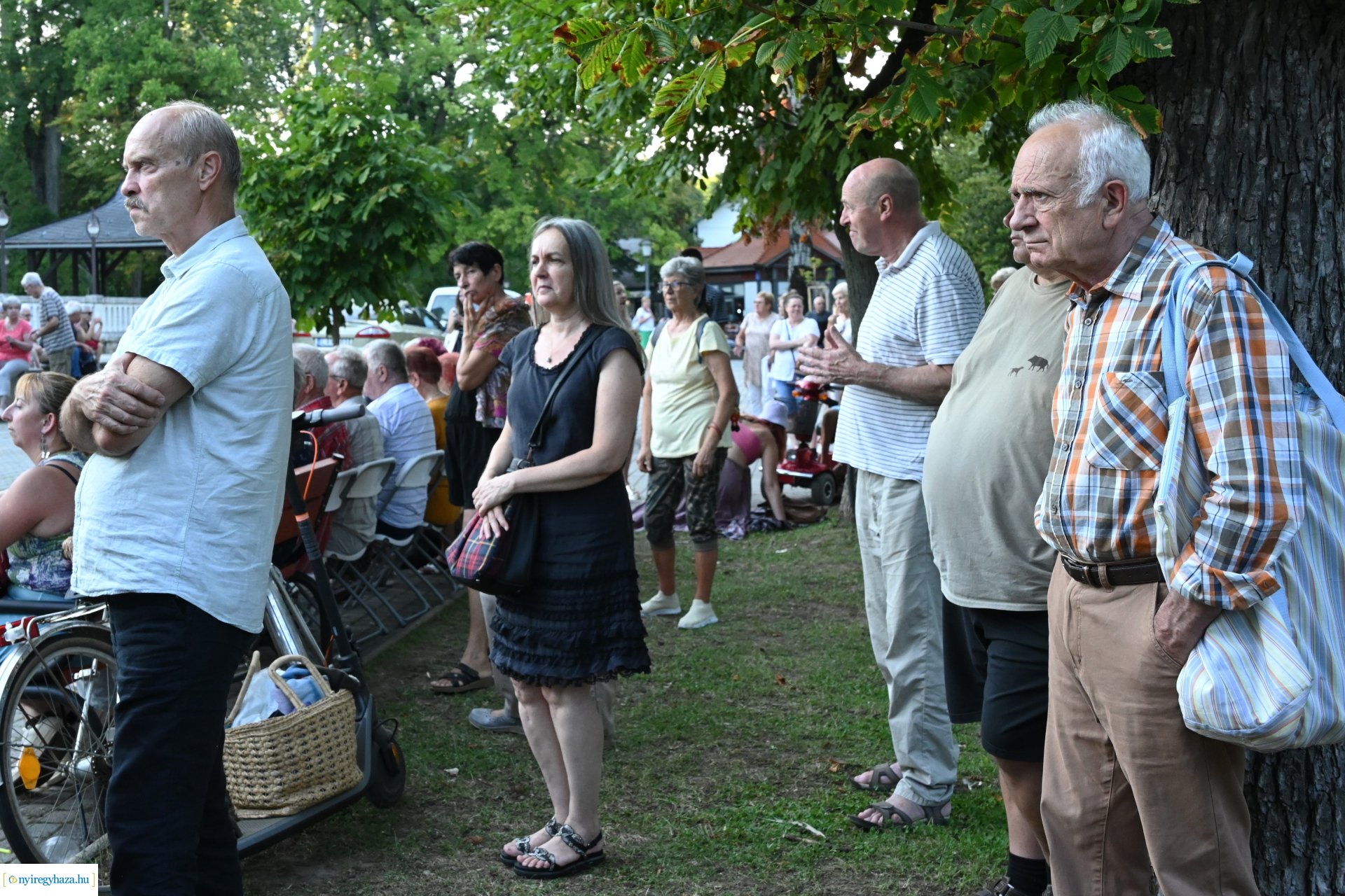 Granville Pillar és kísérő zenekara a Zene Sóstón programsorozat színpadán