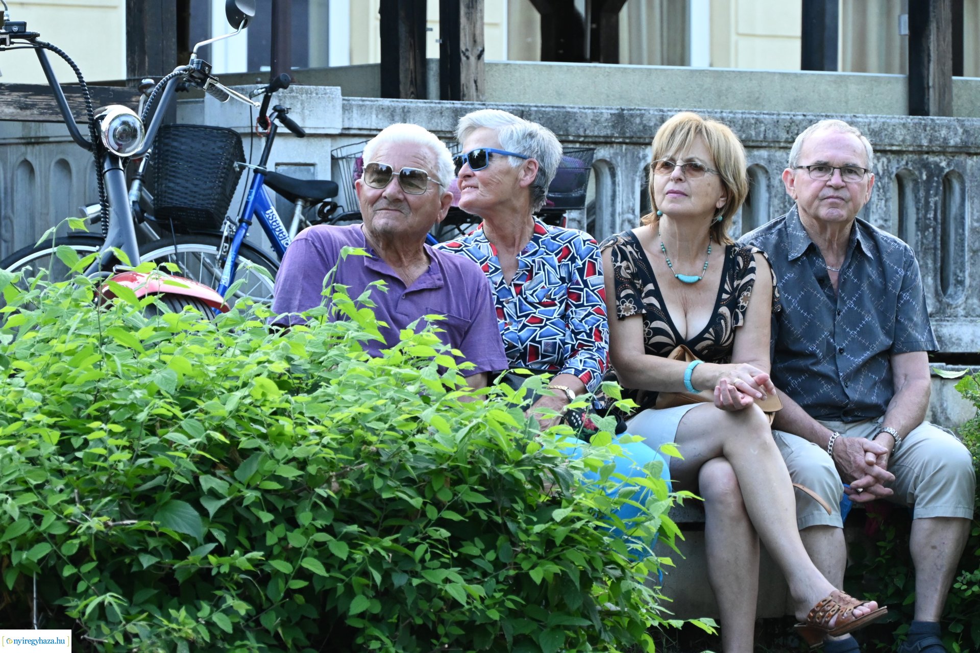 Granville Pillar és kísérő zenekara a Zene Sóstón programsorozat színpadán