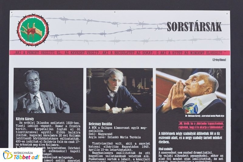 GULAG kiállítás Nyíregyházán