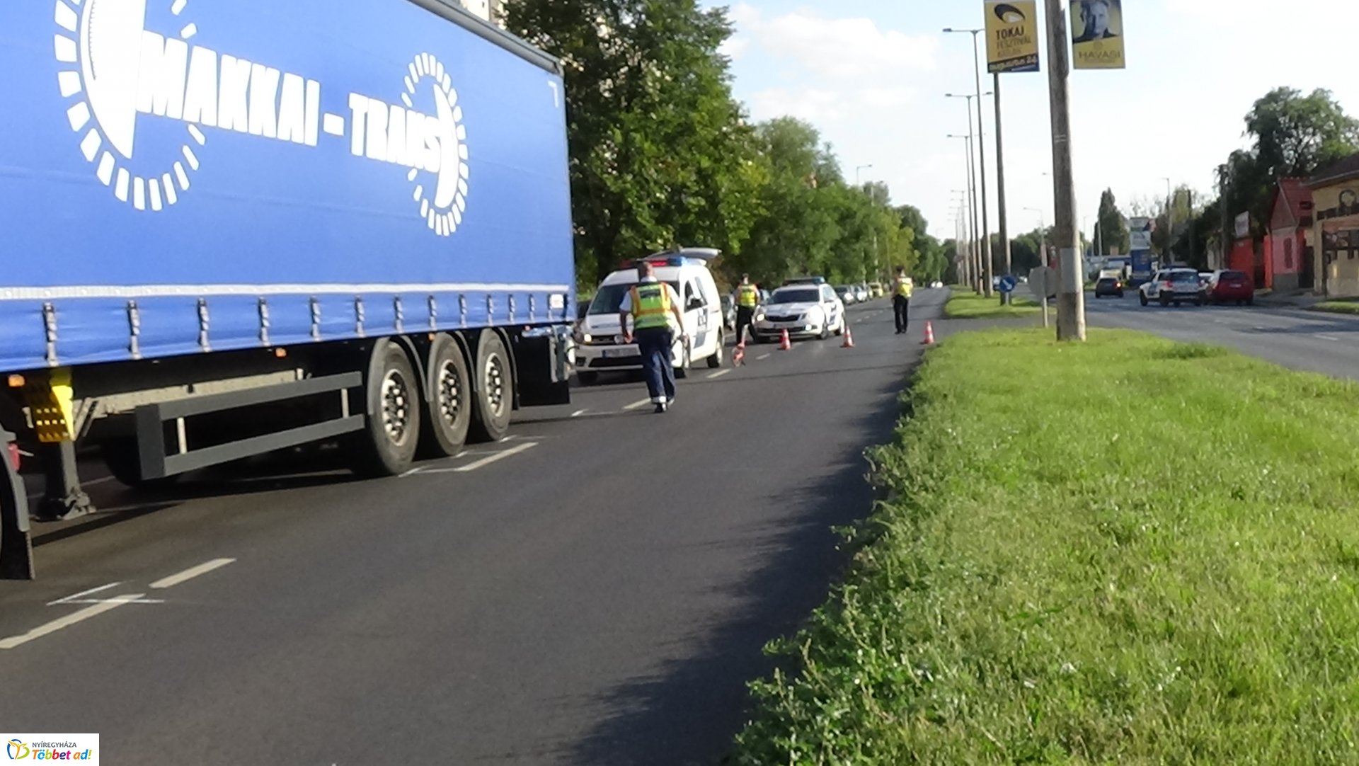 Gyalogost gázoltak el a hétvégén a Kert utca egyik átkelőhelyén