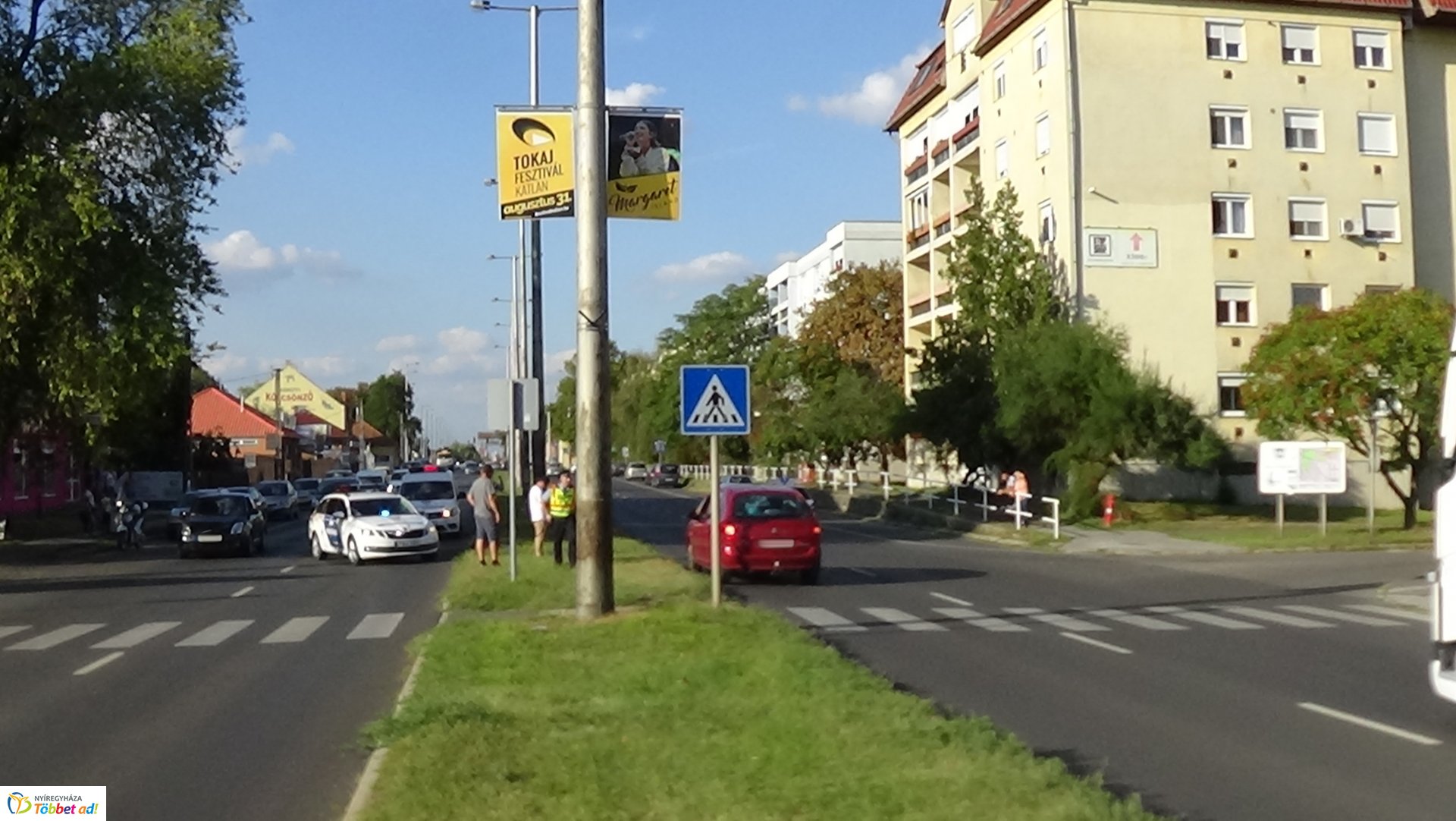 Gyalogost gázoltak el a hétvégén a Kert utca egyik átkelőhelyén