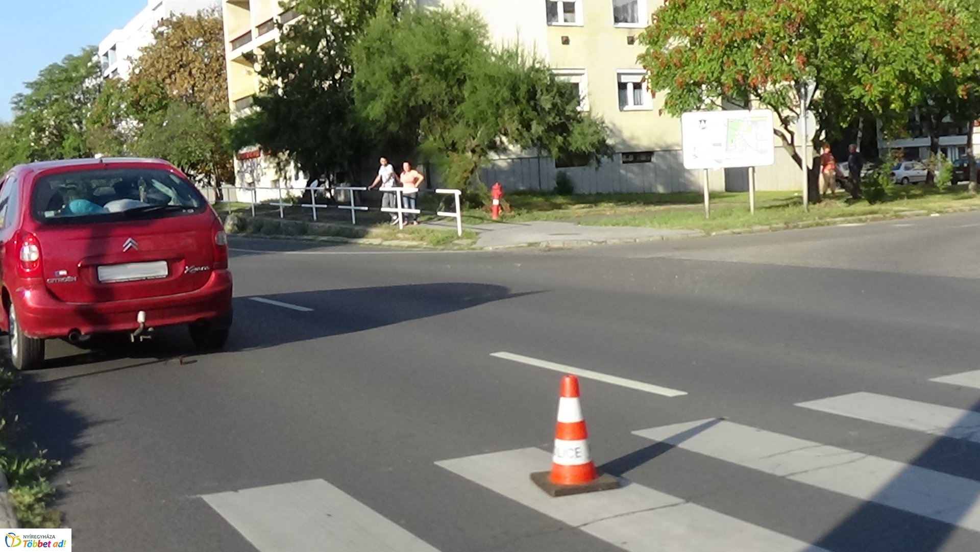 Gyalogost gázoltak el a hétvégén a Kert utca egyik átkelőhelyén