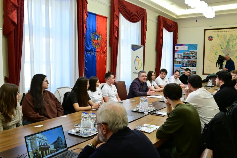 Gyergyó Terület Ifjúsági Tanács Nyíregyházán 2025 februárjában