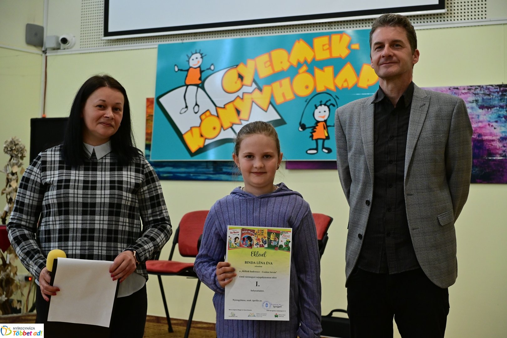 Gyermekkönyvhónap megnyitója a városi könyvtárban 2026