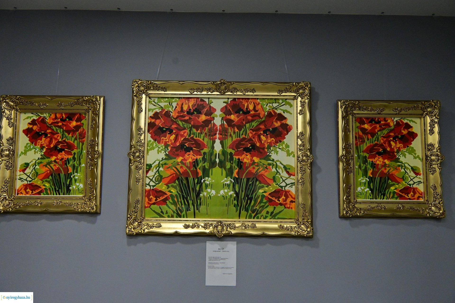 Gyetván Magdolna kiállítása a Kállay Házban