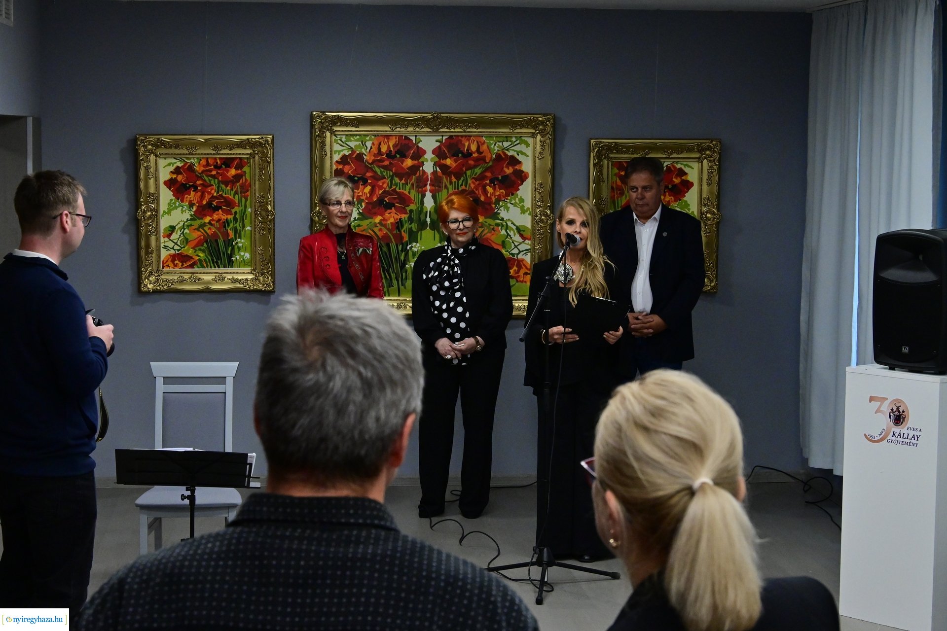 Gyetván Magdolna kiállítása a Kállay Házban