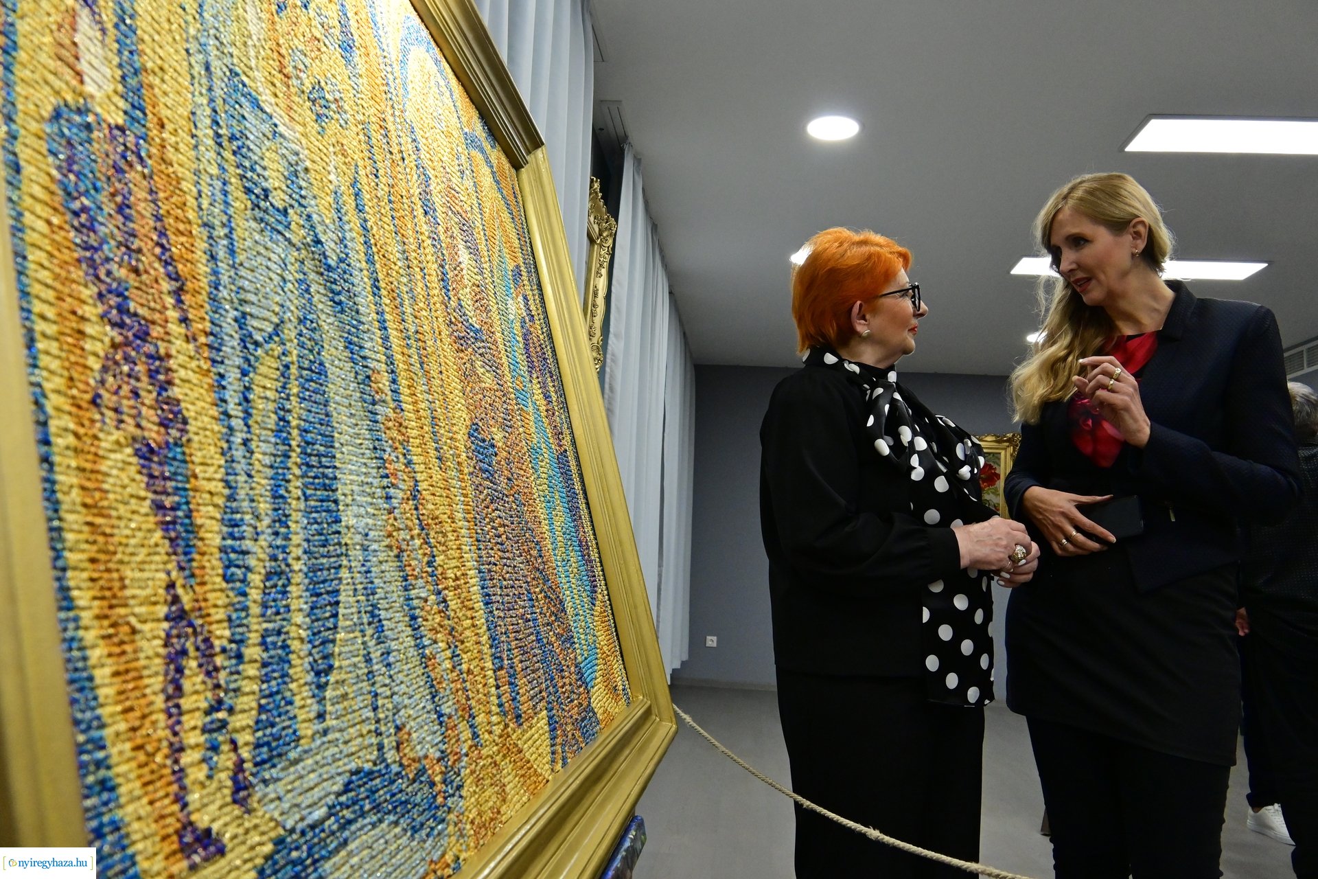 Gyetván Magdolna kiállítása a Kállay Házban