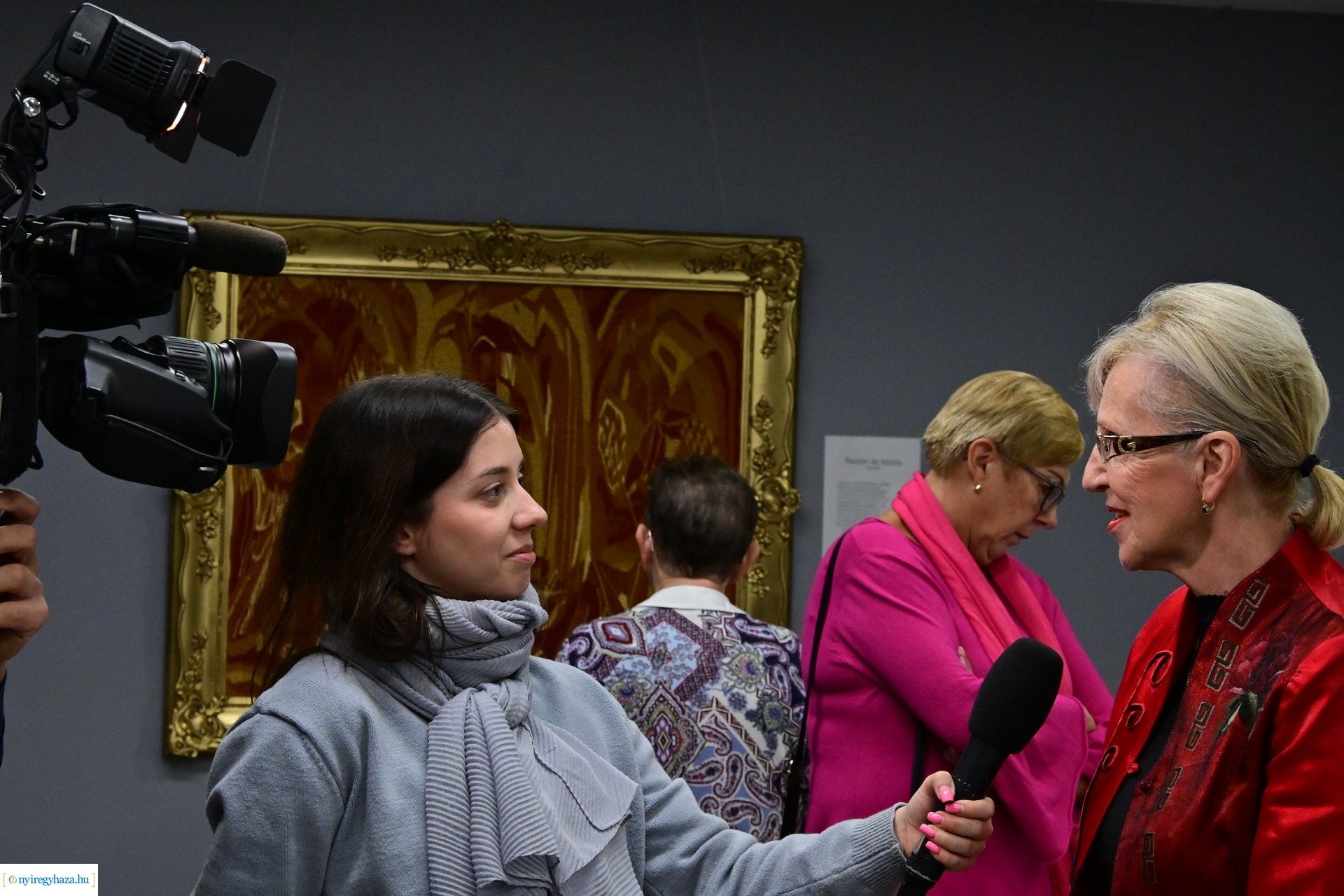 Gyetván Magdolna kiállítása a Kállay Házban