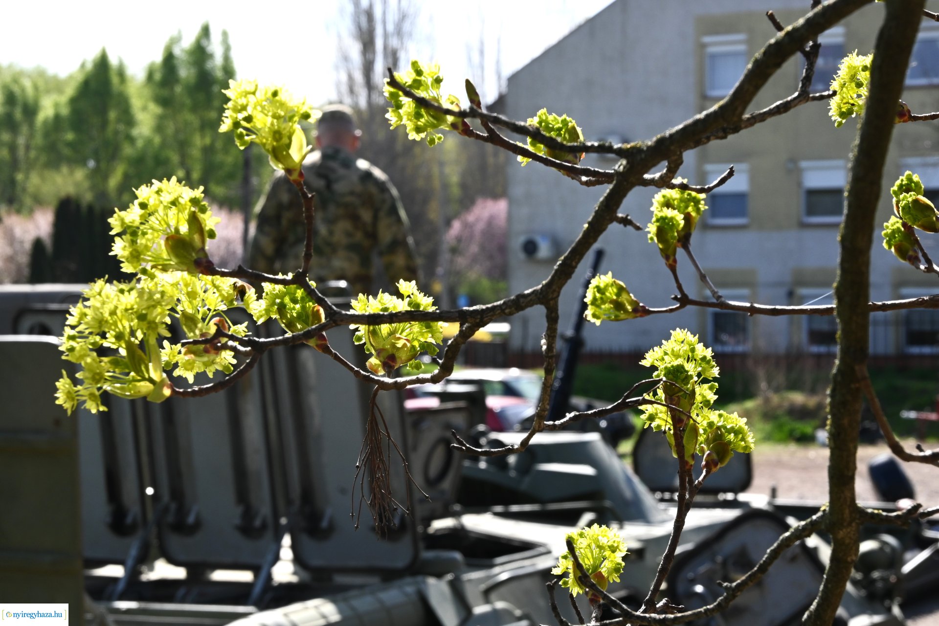 Haditechnikai bemutató a Bánkiban