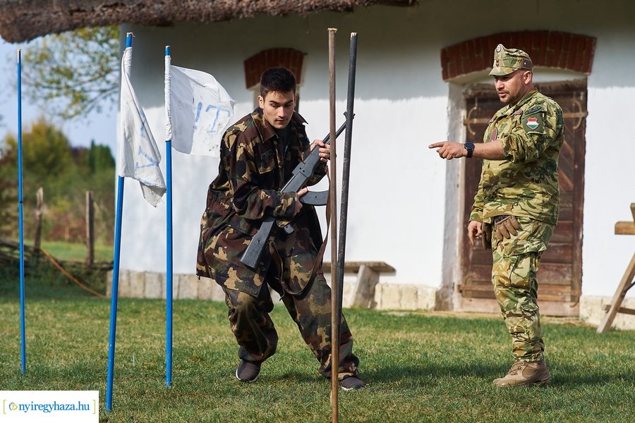 Haditorna a múzeumfaluban