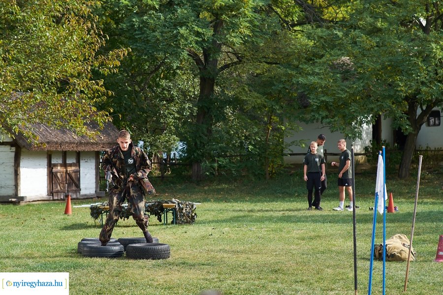 Haditorna a múzeumfaluban