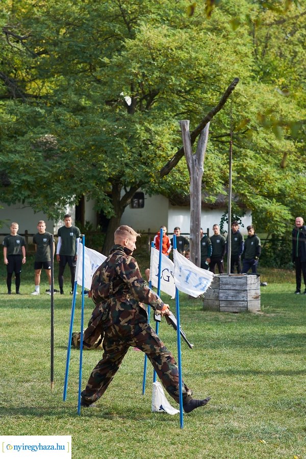 Haditorna a múzeumfaluban
