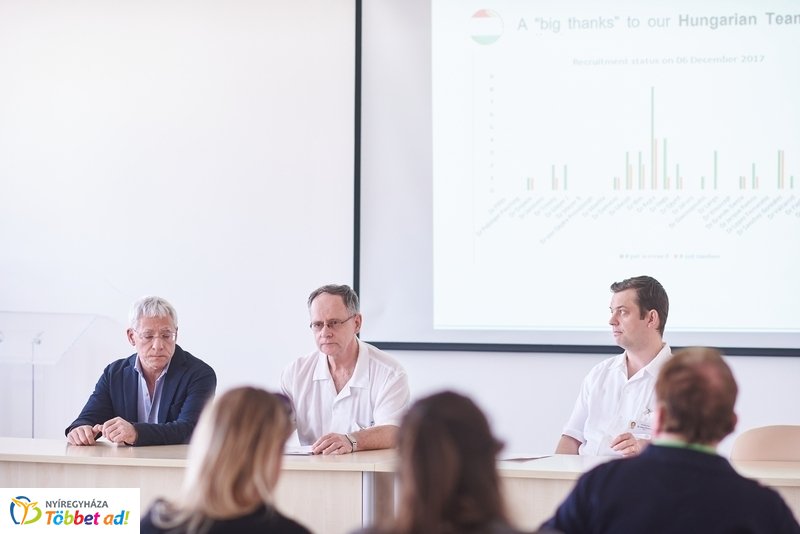 Haemotológiai sajtótájékoztató a kórházban